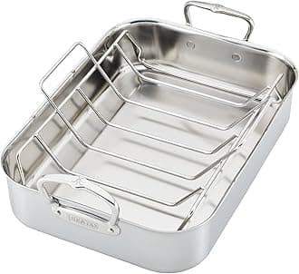 Hestan Provisions – 14.5" Classic Clad Roaster with Stainless Steel Rack