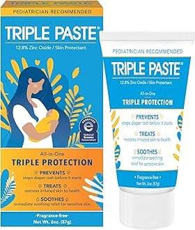 Triple Paste Medicated Ointment for Diaper Rash-2oz