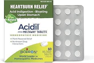 Acidil, Indigestion, 60 Quick-Dissolving Tablets
