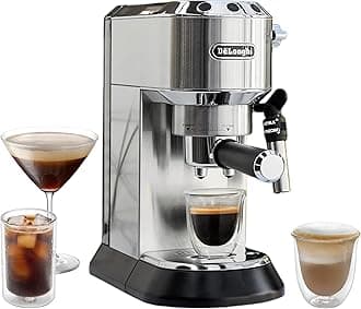 DeLonghi America, EC685M Dedica Deluxe Espresso, Silver, 1