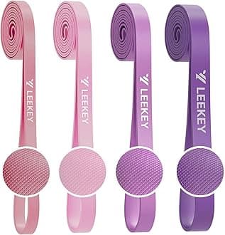 LEEKEY Resistance Bands, Exercise Bands,Pull Up Assist Bands - Bands for Working Out,Band for Men and Women Fitness Training, Physical Therapy,Home Workouts