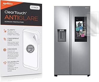BoxWave Screen Protector for Samsung Family Hub Refrigerator with Generic (Non-AKG) Speaker (Screen Protector ) - ClearTouch Anti-Glare (2-Pack), Anti-Fingerprint Matte Film Skin