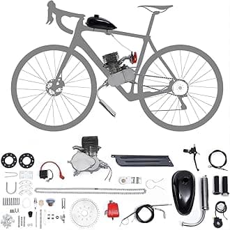 DDBESSIC 100cc Bicycle Engine Kit 2 Stroke Upgraded Bicycle Motor Kit