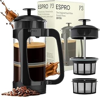 P3-18oz Plastic & Glass Coffee Maker