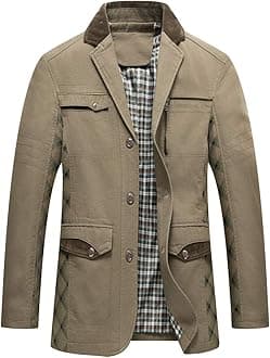 Mens Casual 2 Buttons Slim Fit Jacket Autumn Blazer Sport Coat