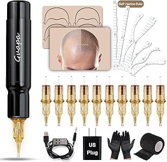 SMP Tattoo Machine Kit – Professional Scalp Micropigmentation Pen for Hairline Restoration, Hair Tattoo, and Permanent Makeup (SMP Tattoo Kit1)
