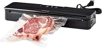 Culinary ANVS01-US00 Anova Precision Vacuum Sealer, Includes 10 Precut Bags, For Sous Vide and Food Storage