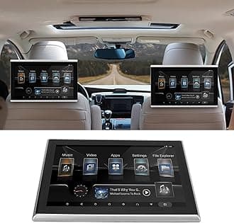 Headrest Video Player, 9in Touch Screen Monitor with Bluetooth Support 2G 32G for Android 11, Car Rear Seat Entertainment System