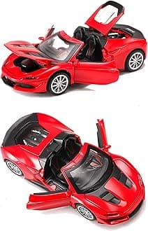 Magicwand 1:32 Scale Die-Cast Zinc Alloy j50 with 4 Openable Doors,Music,Lights & Pull Back Action【Pack of 1】【Colors as Per Stock】