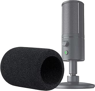 Foam Microphone Windscreen - Mic Cover Pop Filter Customized for Razer Seiren X Streaming Microphone