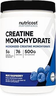 NutricostCreatine Monohydrate (500g) (Blue Raspberry) Nutricost