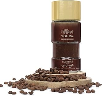TGL Co. Signature Instant Coffee 3.52oz (100gm) Pack Of 1 | Made from Medium Roast Coffee - Chicory Blend with Smooth Creamy Taste for South Indian Filter coffee| Sip it Hot or cold