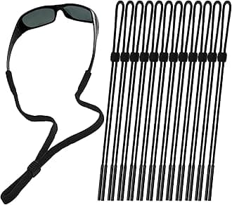 Attmu 12 Pack Sunglasses Strap, Sports Eye Glasses String Strap, Adjustable Eyeglasses Strap Lanyard Cord Band Neck Holders Eyewear Retainer for Men Women Kids