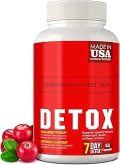 CANNABIOLOGY EST. 2016 Complete Body Cleanse - Natural, Healthy Cleansing Support for Liver, Urinary Tract, Kidney, Digestive System - Made in United States - 42 Vegan Caps