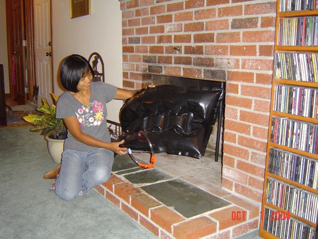 Enviro Energy Square Fire Place Plug For Brick Fire Boxes