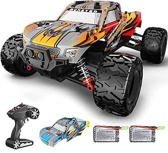 1:16 Scale RC Car for Beginners - 40MPH High Speed, 4X4 Waterproof Monster Truck with 2 Batteries & Tools - Best Gift for Boys 8-14
