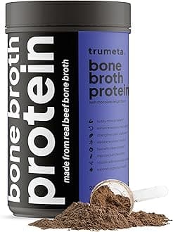 Beef Bone Broth Protein Powder - Purified Collagen Powder with 9 Amino Acids for Muscle and Skin Health - Rich Chocolate Flavor for a Tasty and Nutritious Experience