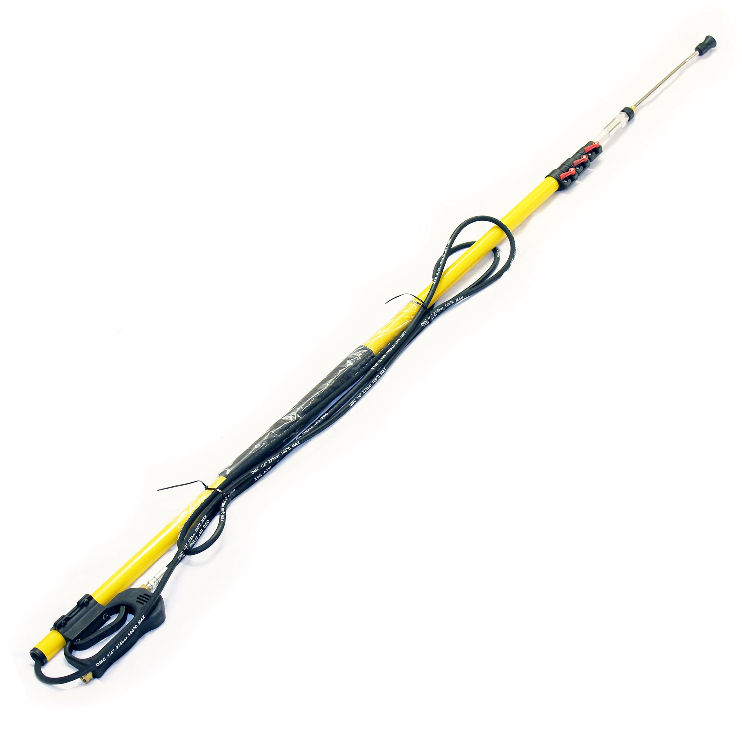Equipmart Ltd KIAM 7.2m Telescopic Extendable Lance for Pressure Washer