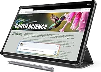 Lenovo Idea Tab Pro with Google Gemini - Student Tablet - 12.7” 3K LCD Display - 8 GB Memory - 128 GB Storage - MediaTek Dimensity 8300 - Includes Pen and Folio Case