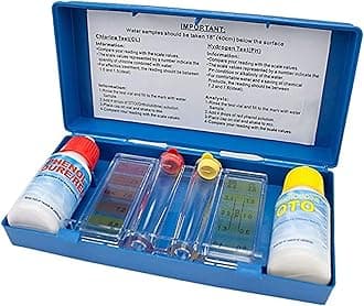 Swimming Pool Water Test Kit, Chlorine and pH Tester Box