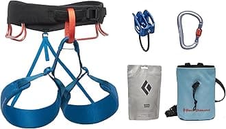 Men’s Momentum Rock Climbing Harness | Dual Core Construction | Adjustable Waist & Leg Loops