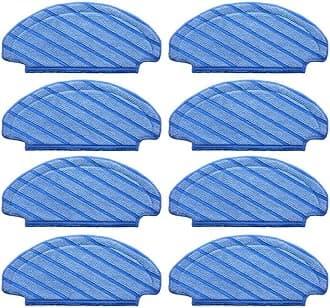 neutop Replacement Washable Mopping Pads Compatible with Ecovacs Deebot T8, T8+, T8 Aivi, N8, N8 Pro/Pro+, N10 Plus, Robot Vacuums and Mops, 8-Pack.