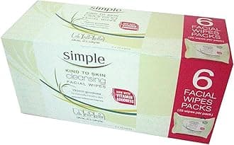 Cleansing Facial Wipes (Boxed 6 packs x 25 wipes) Total 150 Wipes