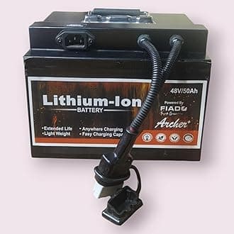 48V Lithium-Ion (NMC) Battery – 14S Lightweight, Long-Lasting Battery Pack for Electric Vehicles (1, 48V/50Ah) | 1-Year Warranty