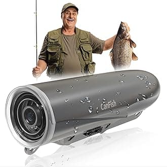 CanFish CamX Fishing Camera, 1080P HD 136° Ultra Wide Angle Lure Action Camera, Water Resistant, Motion Detection, Smart Segmented Recording, Charging