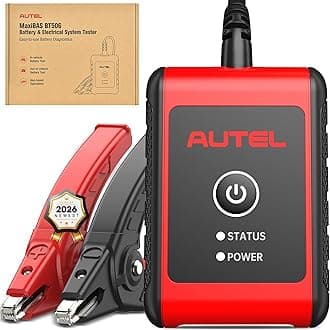 2026 Autel MaxiBAS BT506 Car Battery Tester, 6V 12V 100-2000 CCA Car Battery Analyzer, 12V 24V Auto Cranking/Charging System Test, Adaptive Conductance, High-Precision Battery Load Test for All Cars