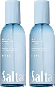 Body Mist 2 Pack - Fine Fragrance, Lightweight Body Spray Mist with Seascape Scent. Long Lasting Perfume Mist. 2x 8oz Bottles