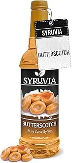 Coffee Syrup, Butterscotch Flavored Syrup for Drinks, Lattes, and Desserts – 25.4 fl oz,