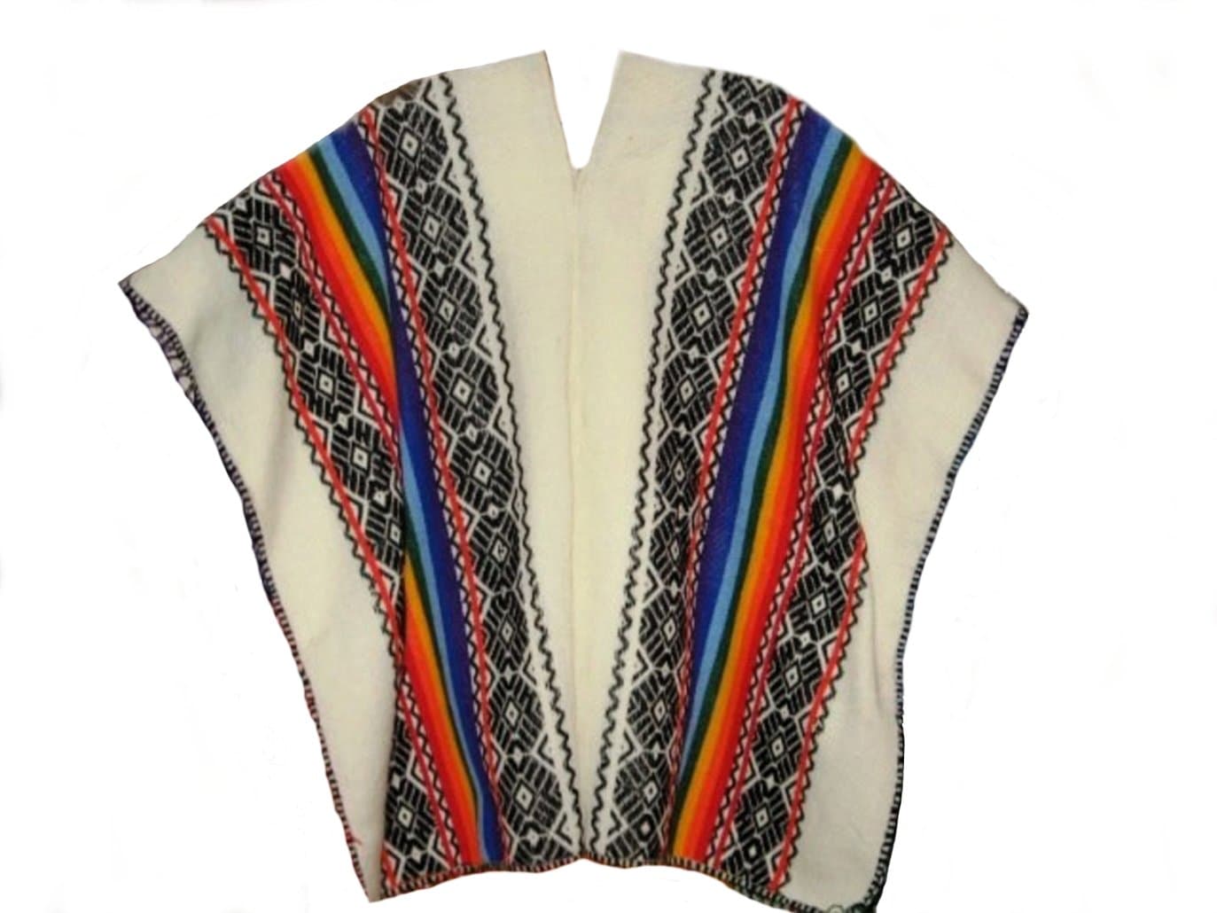 Unisex Peruvian Poncho Shaman Coat One Size