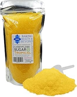 Baking Beauty and Beyond Premium Candy Floss Sugar 200g - Tropical Flavour