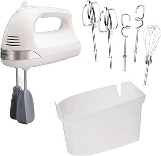 6-Speed 275 Watt Electric Hand Mixer with Easy Clean Beaters