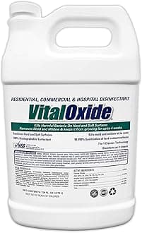 Disinfectant, Deodorizer, Cleaner, Food-Contact Sanitizer, Virucide – (EPA registration #82972-1) – Kills Mold & Mildew, Eliminates Odors-1 Gallon