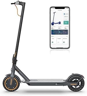 Adult Electric Scooter, Max Speed 19/21MPH, Up to 21-28 Miles Range, 500W/350WMotor Adult E-Scooter, Foldable Scooter with Dual Braking, Smart APP