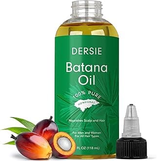 Batana Oil for Hair Growth Dr Sebi - 100% Pure & Natural Raw Oil From Honduras - For Thicker & Stronger Hair - 4 FL OZ