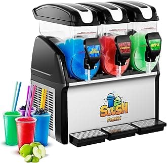 Royal Catering Slush Puppy Machine RCSL 3/15 (3 x 12 L, 980 W, Temperature range -2 to -3 °C, BPA-free)