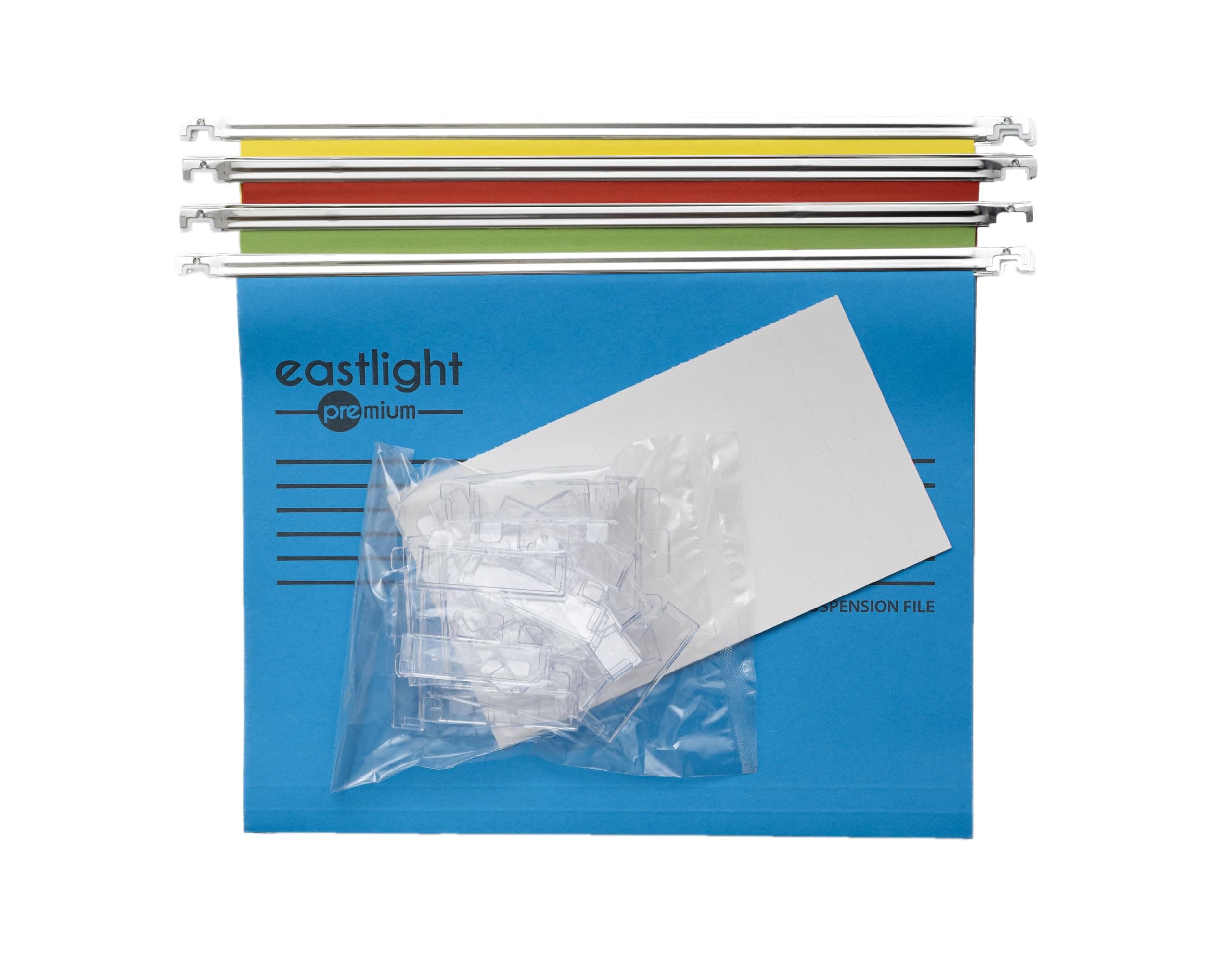 Filing Cabinet A4 Suspension Files [ Pack 25 ] with Tabs and Inserts 100% Recycled Manilla. Made in The UK, **Please Check Size Required **