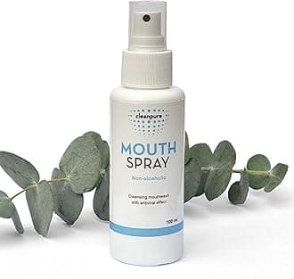 Cleanpure Antimicrobial Hypochlorous Mouth Spray, Protects Teeth & Gums, Relieves Dry Mouth, Oral Thrush, All Natural, Alcohol Free (100 ml)
