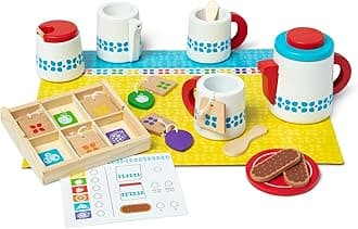 Steep & Serve Wooden Toy Tea Set | Pretend Play | Play Food | Wooden Toy | 3+ | Gift for Boy or Girl