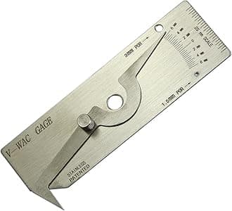 V-WAC Gage Single Welding Gauge Inspection Metric Stainless Steel