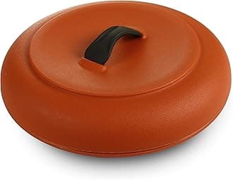 Dexas Durable Microwavable Tortilla Warmer XL, Terra Cotta Color, Perfect for Warming Tortillas, Bread, Pancakes, Cornbread