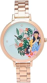 Round Dial Analog Watch for Women|Tropic Collection| Stainless Steel Strap|Gifts for Women/Girls/Ladies |Stylish Fashion Watch for Casual/Work