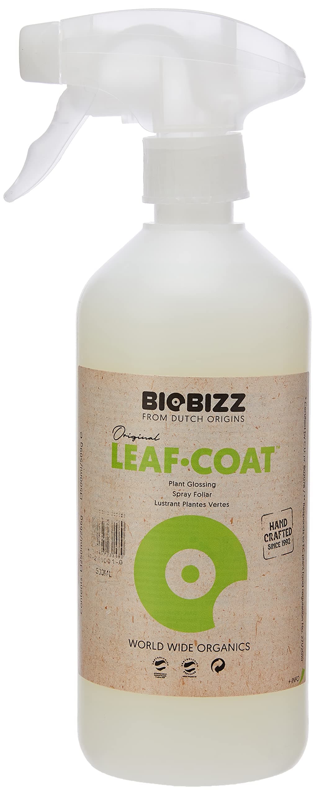 BioBizz 500ml Ready to Use Spray Leaf-Coat Liquid
