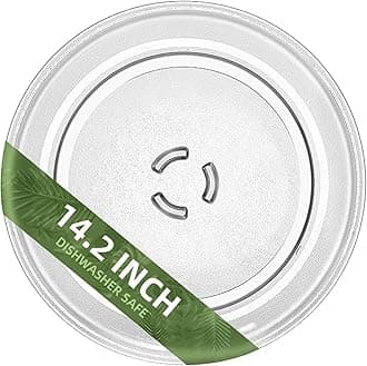 Gemroom 14.2" Microwave Glass Turntable with Ring-Shaped Hole