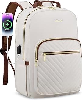 LOVEVOOKLaptop Backpack for Women Work Laptop Bag Stylish Teacher Backpack Business Computer Bags College Laptop Bookbag