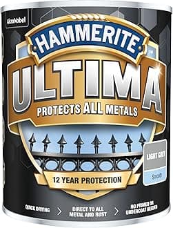 Ultima Smooth Metal Paint - 750ml - Light Grey