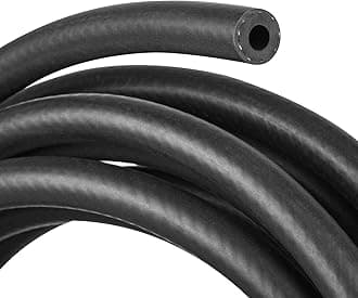 1/4 Inch (6mm) ID Fuel Line Hose 6.5FT NBR Rubber Push Lock Hose High Pressure 300PSI for Automotive Fuel Systems EnginesHose